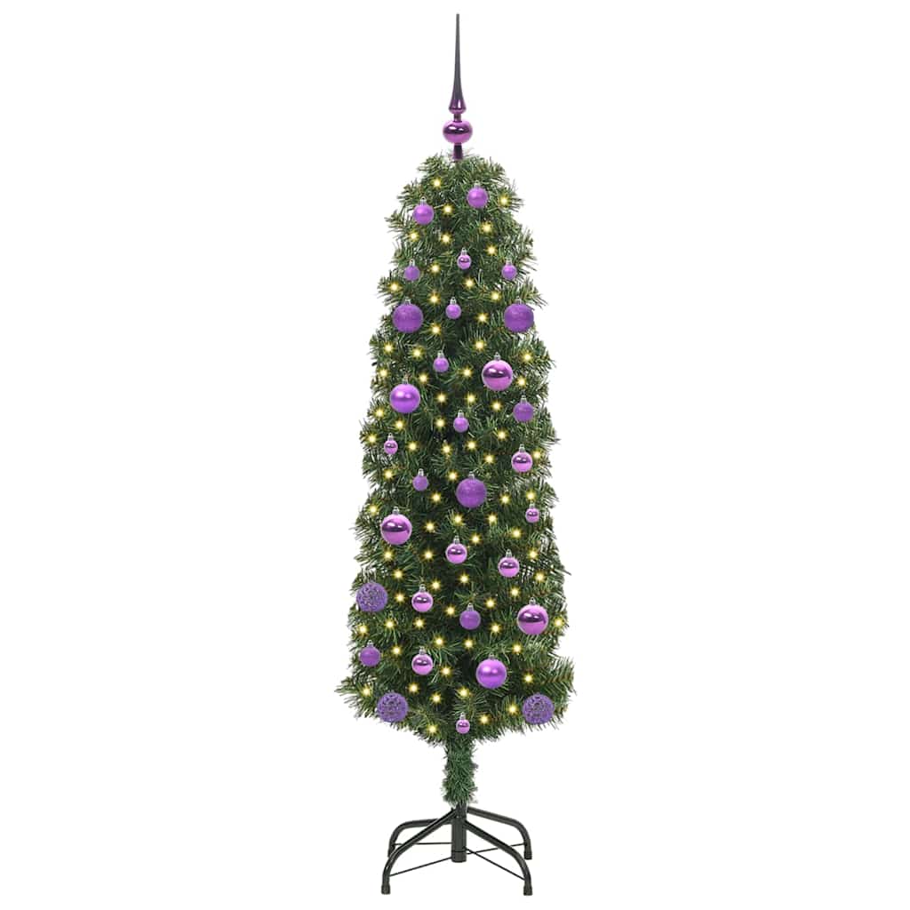 Artificial Christmas Tree with 150 LEDs with Stand Green 150 cm
